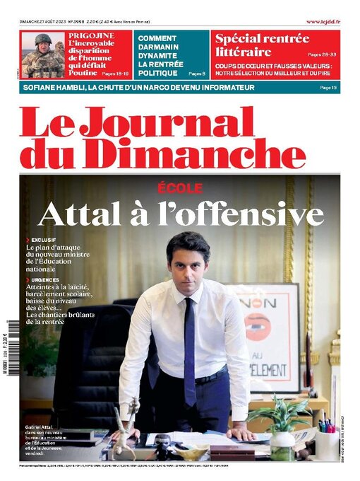 Title details for Le Journal du dimanche by Lagardere Media News - Available